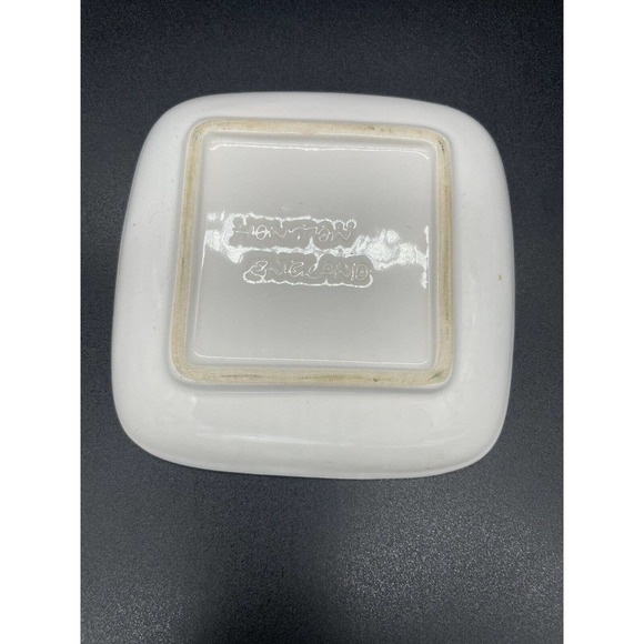 Devon Pottery Kid Pony Mouse Small Square Plate 4.5” Made in England Set of Two - Picture 5 of 9